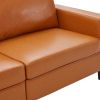 Modern Style Sofa and Loveseat Sets PU Leather Upholstered Couch Furniture for Home or Office (2+3 Seat)