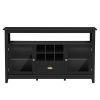 51.2''Multifunctional Large storage capacity Cabinet Morden Console Table With Multiple Small Storage Spaces for Living Room With with 2 Doors and 6 S