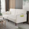 Futon Sofa bed For Living Room with Solid Wood Leg