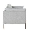 Modern Style 3 Seat Sofa Linen Fabric Upholstered Couch Furniture 3-Seats Couch for Different Spaces; Living Room; Apartment